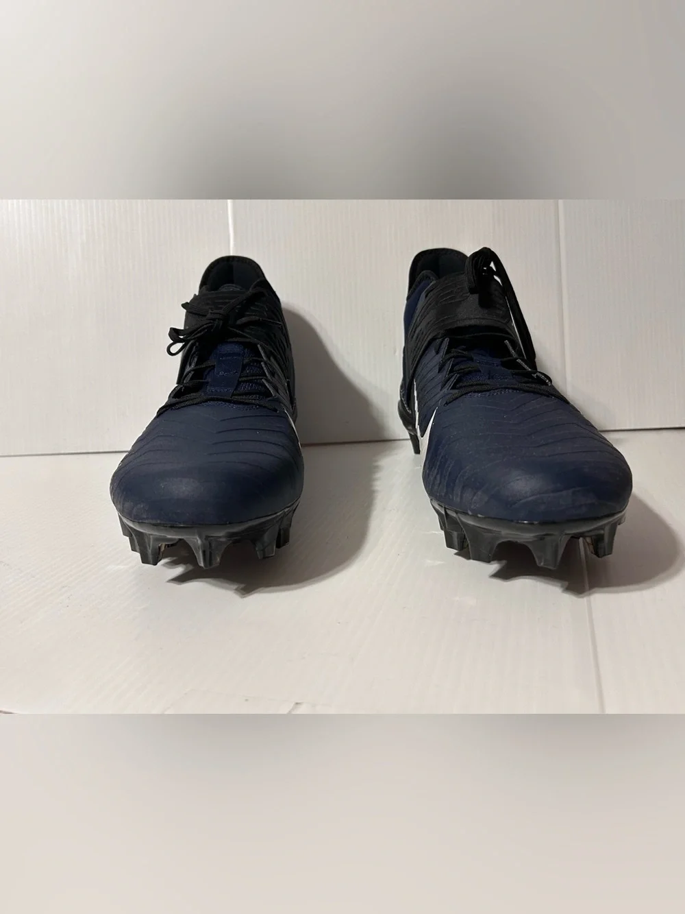 NIKE AQ3209-403 Alpha Menace Pro 2 MID navy/black football cleats men size 18